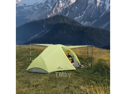 Палатка Star River EXT Si 2-местная, алюминиевый каркас, сверхлегкая, желтая Naturehike CNK2550WS023-2NYE
