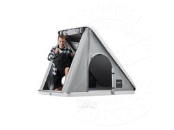 Палатка на крышу автомобиля COLUMBUS VARIANT X-LARGE, тент серый, лестница 215 мм AUTOHOME CVG/04