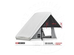 Палатка на крышу автомобиля COLUMBUS VARIANT X-LARGE, тент серый, лестница 215 мм AUTOHOME CVG/04