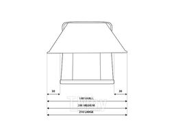 Палатка на крышу автомобиля COLUMBUS VARIANT X-LARGE, тент серый, лестница 215 мм AUTOHOME CVG/04