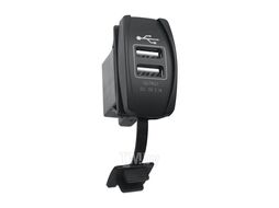 Розетка USB 3,1A дизайн Переключатель, с крышкой Риф RIF22-4-1008300