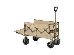 Тележка туристическая Light 76х45х93 см, 70+50 л, бежевая Naturehike CNK2350JJ012-LBR7050
