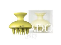 Массажер для мытья волос и кожи головы SCALP MASSAGER SHAMPOO BRUSH LADOR L4591 BROWN