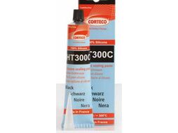 Герметик -50/+300C (80ml) чёрный CORTECO HT300C