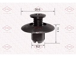 Клипса автомобильная HONDA/LEXUS/MAZDA/TOYOTA/NISSAN TATSUMI TJB1104