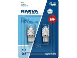 Комплект светодиодных ламп LED W21W R RPE 12V1,73W блистер 2шт NARVA 18087