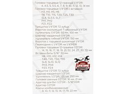 Набор инструментов 82 пр. 12-гранные головки 1/4DR, 1/2DR Arnezi R0902082