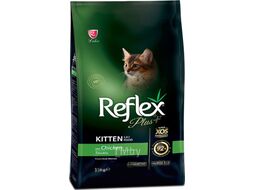 Сухой корм для кошек Reflex Plus для котят с курицей (15кг)