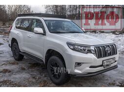 Багажник экспедиционный (платформа) алюминиевый 1150x2080 мм для TLC Prado 150 (с крепежом) Риф RIF150-roof4