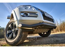 Бампер силовой передний Mitsubishi Pajero IV под площ. для лебёдки RIFPJR-30000 с защ. радиатора Риф RIFPJR-10070