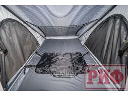 Палатка на крышу автомобиля Hard RT05-125W, корпус белый, тент светло-серый, 210х125х150 Риф RIFRT051258010W