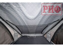Палатка на крышу автомобиля Hard RT05-125W, корпус белый, тент светло-серый, 210х125х150 Риф RIFRT051258010W