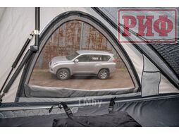 Палатка на крышу автомобиля Hard RT05-125W, корпус белый, тент светло-серый, 210х125х150 Риф RIFRT051258010W