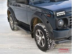 Расширители колёсных арок ВАЗ НИВА 4X4 URBAN 3D (передние 70 мм, задние 70 мм) Fenders ТКН-21U
