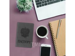 Обложка на паспорт Staff Герб / 237610 (светло- серый)