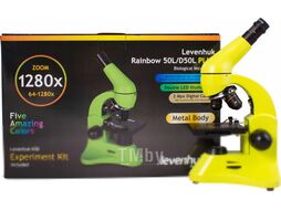 Микроскоп оптический Levenhuk Rainbow 50L Plus / 69054 (Lime)