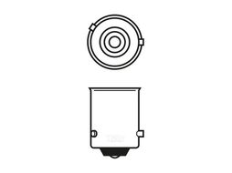 Автолампа (2шт) PY21W 12V SB упак. блистер 2шт BOSCH 1987301018