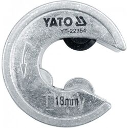 Труборез роликовый для пластика, Al, Cu d18мм Yato YT-22354