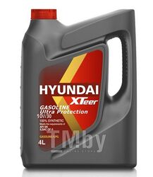 Моторное масло синтетическое HYUNDAI XTEER Gasoline G500 10W30 4L API SL SYNTHETIC 1041157