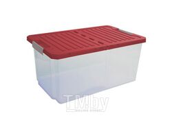 Ящик для хранения Unibox, 400х250х185 мм, 12 л, бордовый, BRANQ