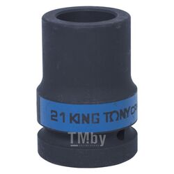 Головка торцевая глубокая ударная четырехгранная KING TONY 1", 21 мм, футорочная 853421M