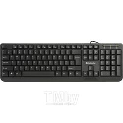 Клавиатура проводная Defender OfficeMate HM-710, черный