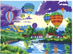 Картина по номерам Остров Сокровищ Воздушные шары / 661617