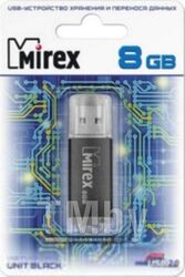 Usb flash накопитель Mirex Unit Black 8Gb / 13600-FMUUND08