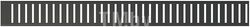 Решетка для водоотводящего желоба, черный-мат, PURE-950BLACK, Alcaplast