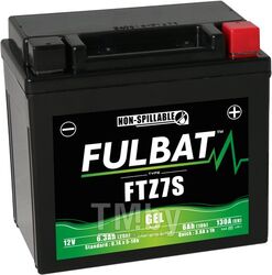 Аккумулятор SLA FTZ7S AGM (113x70x105) 6Ач -/+ FULBAT 550635