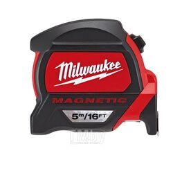 Рулетка магнитная MILWAUKEE Premium 5 м/16 ft x 27 мм