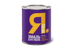 Эмаль для пола Ярославские Краски ЯРКО ПФ-266 желто-коричневая 0,8кг