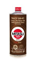 Моторное масло MITASU 5W40 1L GOLD LL (SN CF API SN CF ACEA A3 B4 MB 229.5 VW 505.01 BMW LL-01) MJ-107-1