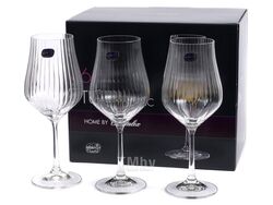 Набор бокалов для вина стеклянных "Tulipa optic" 6 шт. 350 мл Crystalex
