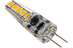 Лампа светодиодная REXANT капсульного типа JC-SILICON G4 220 В 2 Вт 4000 K нейтральный свет (силикон)