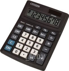 Калькулятор CMB801-BK Business Line 8 разр., 2пит, 1 строчн. диспл., 100x136x32мм, черный Citizen CMB801-BK
