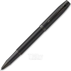 Ручка роллер "IM Achromatic T317 Matt Black" 0,5 мм, метал., подарочн. упак., мат. черный, стерж. черный Parker 2127743