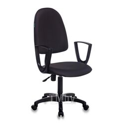 Кресло для персонала Бюрократ CH-1300N Престиж+ ткань, черный, крестов. пластик