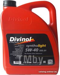 Масло моторное DIVINOL SYNTHOLIGHT 505.01 5W-40 4л DIVINOL 49610-A011