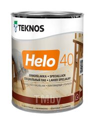 Лак для дерева Teknos HELO 40 Semi-Glossy Puolikilt пл/гл , 0,9л
