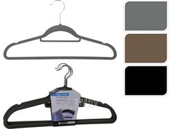 Набор вешалок для одежды велюр/пластмасса 5 шт. 45 см (код 394979)