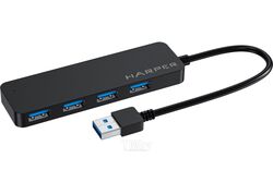 Концентратор USB HARPER HUB-04M Black