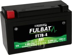 Аккумулятор SLA FT7B-4 AGM (150x65x93) 6,5Ач +/- FULBAT 550641