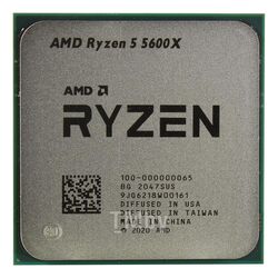 Процессор AMD Ryzen 5 5600X (Oem) (100-000000065) (4.6/3/7Ghz, 6 ядер, 32MB, 65W, AM4)