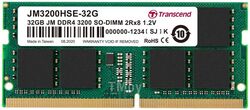 Оперативная память 32GB PC4-25600 DDR4-3200 Transcend JetRam (JM3200HSE-32G) CL22