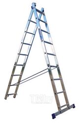 Лестница двухсекционная, универсальная, алюминиевая, 12 ступеней Remocolor 63-2-012