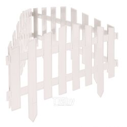 Забор декоративный "Марокко", 28 х 300 см, белый PALISAD 65035