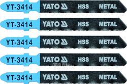 Полотна по металлу для электролобзика 50x75x1,0мм 32TPI (5шт) Yato YT-3414