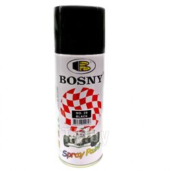 Резиновая аэрозольная краска (Черный) BOSNY 400мл BSE4