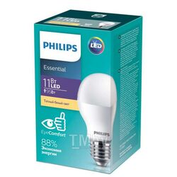 Лампа ESS LEDBulb 11W E27 3000K 230V 1CT Philips 929001900287